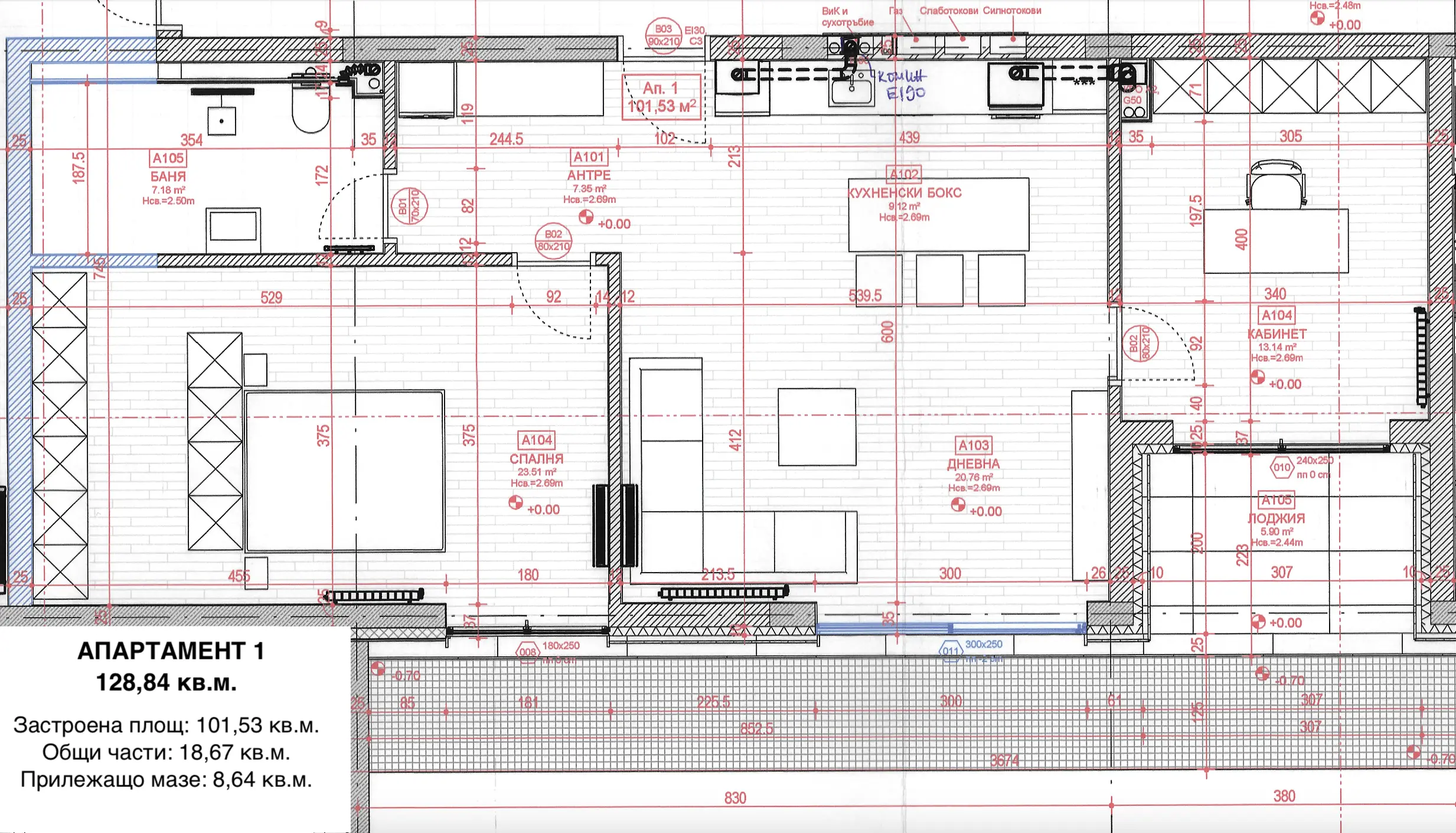 Архитектурно разпределение - Ап. 1